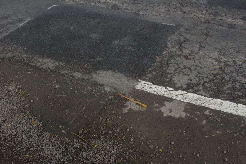 Repairs on Damaged Asphalt